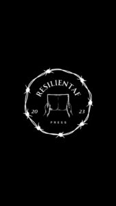 ResilientAF logo 12x18 poster high gloss
